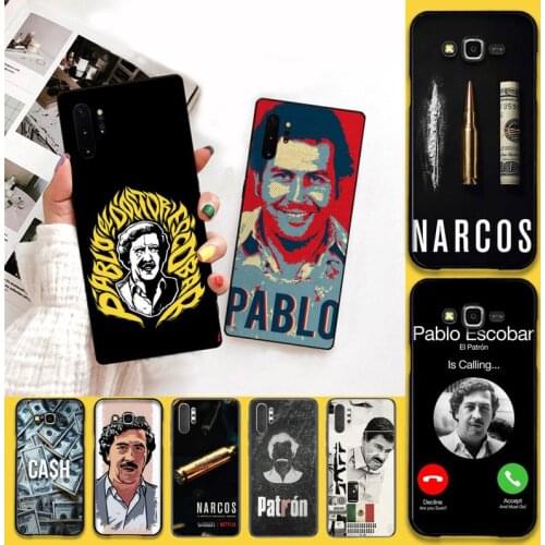Narcos TV Series Pablo Escobar Phone Case For Samsung Galaxy Note20 ultra 7 8 9 10 Plus lite M51 M21 M31S J8 2018 Prime