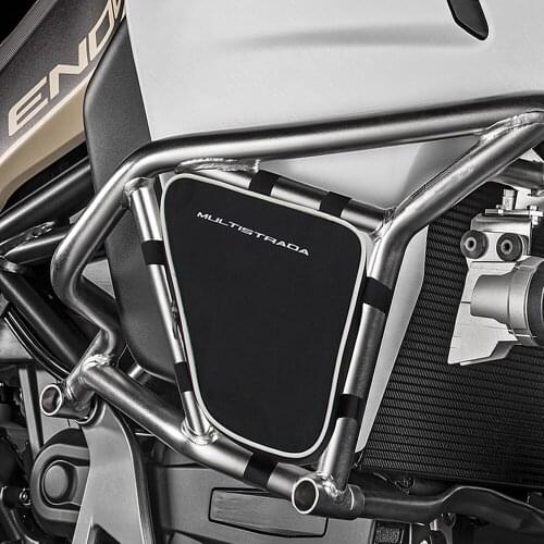 For DUCATI Multistrada 1200 Motorcycle Waterproof Repair Tool Positioning Frame Bag Crash Bar Package Toolbox Bags