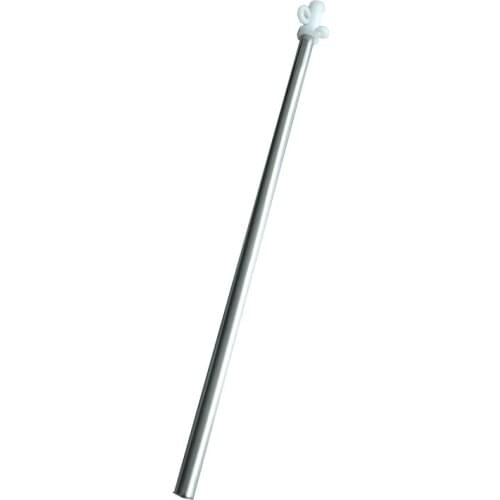 Flag Pole Stainless Steel 400mm Boat Yacht with Deck Mount Sailing