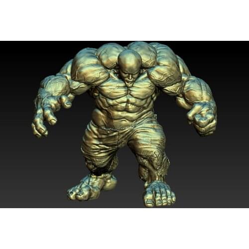 3D model for cnc or 3D printers in STL file format -Giant Hulk