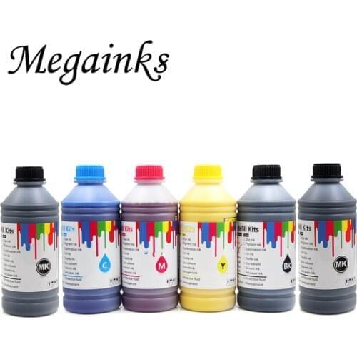 500ml MK Pigment and BK C M Y DYE For Canon iPF 500 510 600 610 700 710 605 650 655 750 755 760 765 670 680 685 770 780 printer