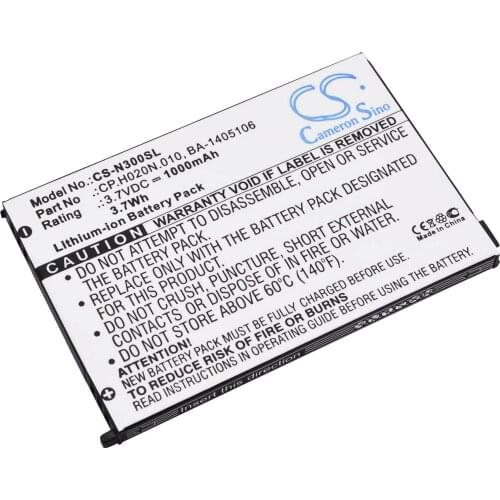 2021 Battery For Acer BA-1405106 N320,N321,N500 1000mAh / 3.70Wh