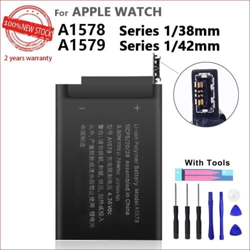 100% New A1578 A1579 For Apple watch Series 1 A1578 38mm A1579 42mm Watch High Quality Batteries With tools+Tracking number