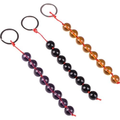 Mini Butt Plug Anal Beads Transparency Glass Anal Beads Chain Anal Sex Toys Sexy Novelties Vagina Plug For Women Adult Sex Game