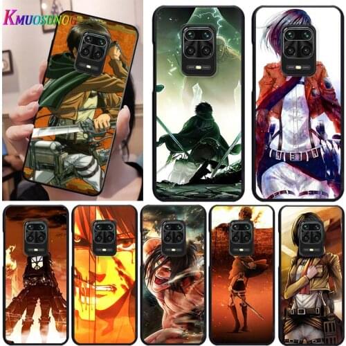 Anime Atack for Redmi K30i K30 9T K30T K30S K20 10X 9i 9AT 9A 9C 9 5G 4G Pro Ultra Prime Black Phone Case