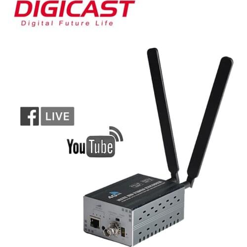 DIGICAST 3G/4G LTE Hotel IPTV Cable TV Digital Video H.265 MPEG4 MP3 4K SDI Encoder Modulator