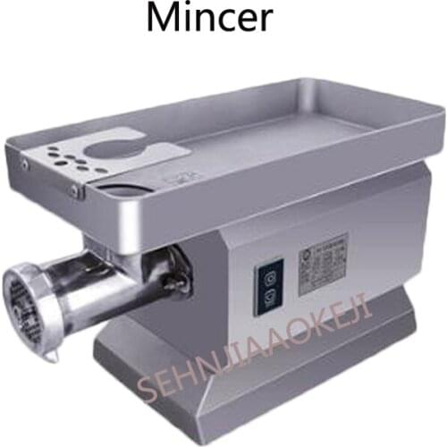 Stainless steel electric meat grinder 180kg/h Commercial copper motor mincer High power meat filling machine sausage machine