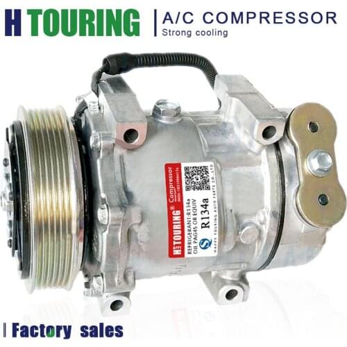 Sd7v16 compressor for Peugeot 206 406 607 807 Expert Lancia Phedra 71721765 71721766 9626902180 9645306580 6453CL 6453JF 1211 F