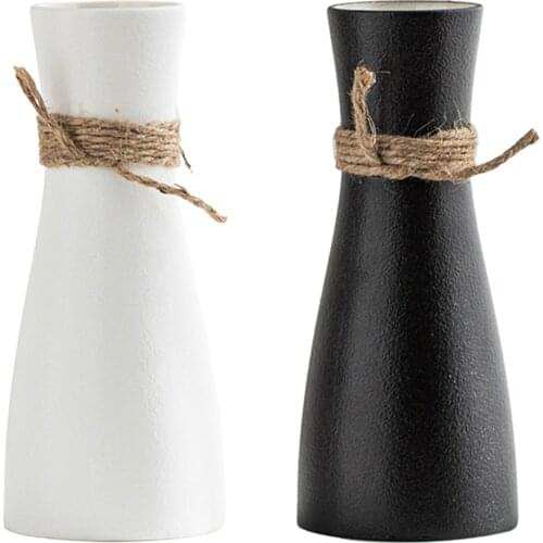 Minimalism Flower Vase Art Home Bouquets Floral Vases Bookcase Ornament