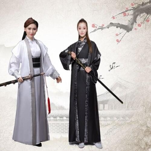 Chinese Festival Outfit Women Costumes Heroes Movies Heroine Hanfu Dress Men and Women Ancient Style Costume
