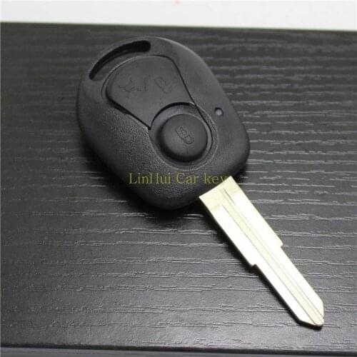 PINECONE Key Case for SSANG YONG ACTYON REXTON KYRON CHAIRMAN Car Key 2 Buttons Blank Blade Key Shell Cover 1PC
