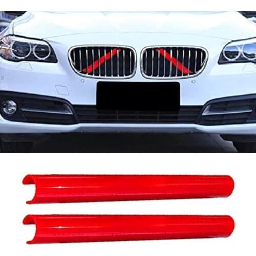 Front Grille Trim Strips for BMW F30 F32 F10 F11 F01 F02 F20 3 5 7 Series Car Sport Styling Decoration Sticker Cover Accessories