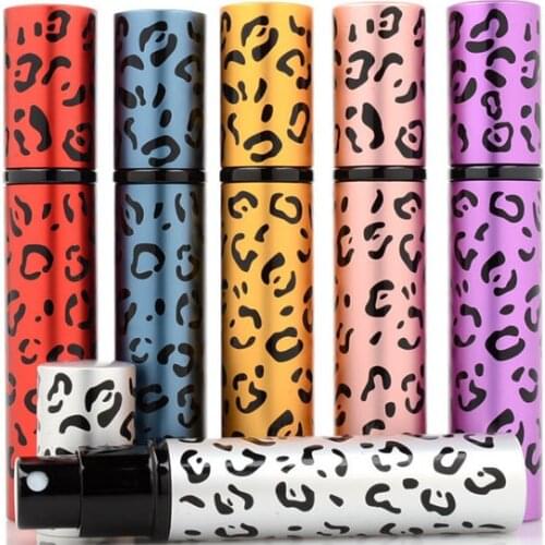 8ml Portable Mini Refillable Leopard print Perfume Bottle Spray Empty Cosmetic Containers Spray Atomizer Bottle