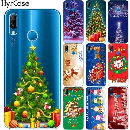 Merry Christmas Soft TPU Case For Coque Huawei P8 P9 P10 P20 Lite Pro Silicon Cover For Capa Huawei Mate 10 20 Lite Pro