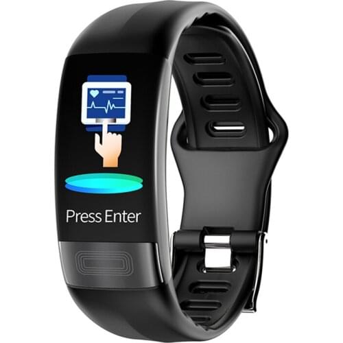 RGTOPONE Smart Bracelet Watch ECG HRV Blood Pressure Monitor IP67 Waterproof USB Charging Fitness Tracker Bluetooth Wristband