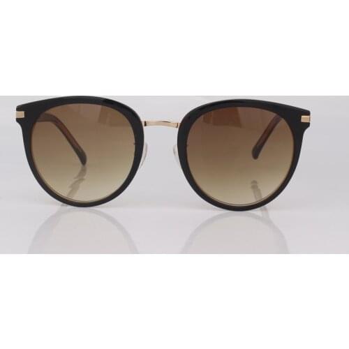 Brown cat eye sunglasses women with gradient lenses