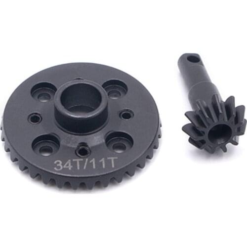 Reinforced Steel Axle Differential Gears 34T/11T For 1:10 Scale RC Toys Model Cars TRX-4 Model Upgrade Parts