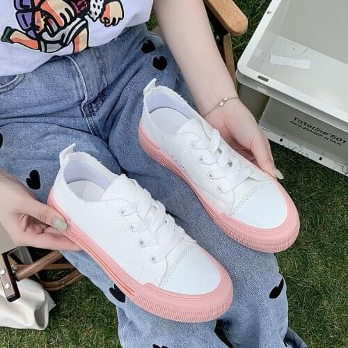 Womens Cloth Shoes 2021 New Womens Shoes Casual Flat Sports White Shoes Women