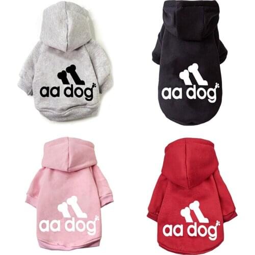 Winter Pet Dog Clothes for Dog Coat Jacket Hoodie Jumpsuit Warm Small Dogs Retro Sport Pets Clothing French Bulldog Chihuahua