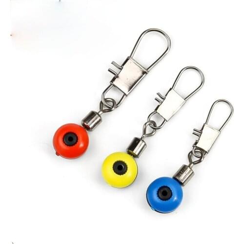 50 pcs/lot Three Type Space Beans Pole Floating Seat connector ocean boat fishing pins swivel safty pin lure Fishing Float