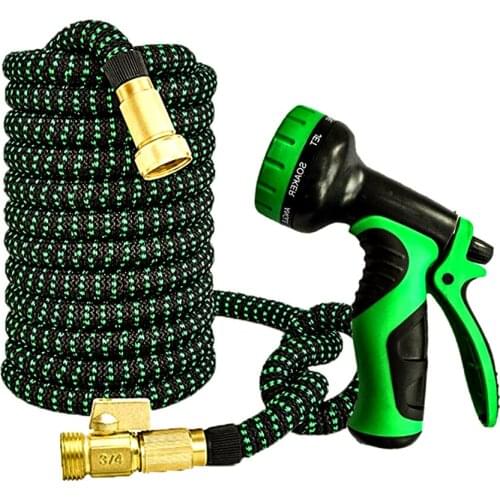 9 in 1 Spray Gun 25ft Magic Flexible Garden Hose Expandable Water Hose,Ajustable Hose Nozzles 9 Pattern High Pressure Power Wash