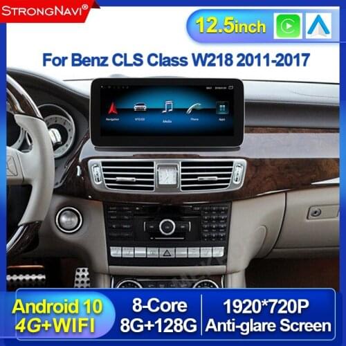 8+128G 1920*720 IPS Screen Android 10 Car Multimedia Radio Stereo Player For Benz CLS Class W218 2011-2018 Wireless Carplay BT
