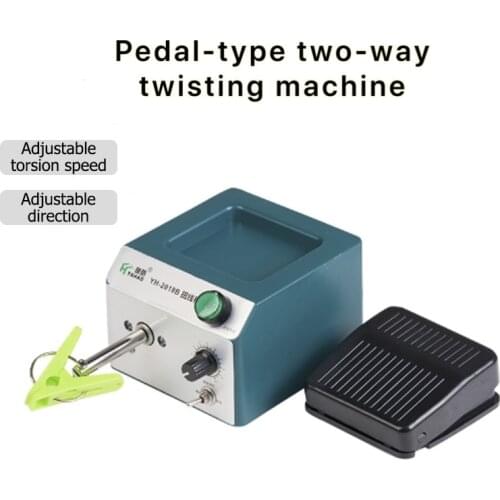 Adjustable Speed Electric Twisting Machine Positive and Negative Shielded Wire Twisted Pair Braided Wire Winding Machine