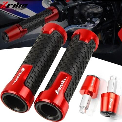 Motorcycles Handlebar knobs Hand Grips Handle Bar End Cap Plug FOR Aprilia RSV4 FACTORY 2010 2012 2013 2014 2015 2016 2017 2018