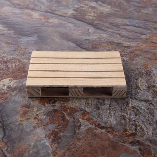 Simulation Forklift Truck Wooden Pallet with Sufficient Durability and Ruggedness for Axial SCX10 1/10 RC 4WD Crawler Car