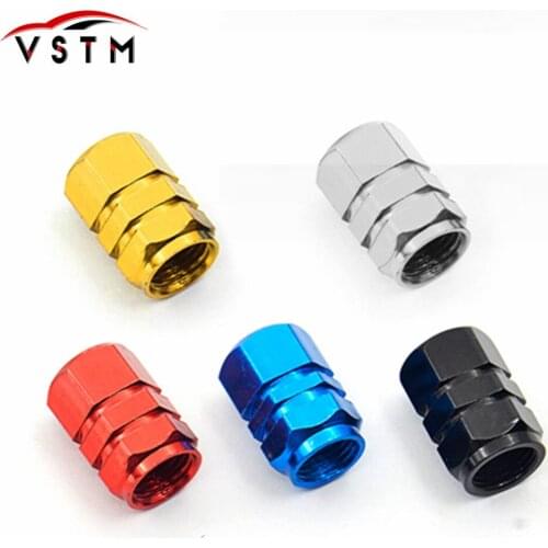 Cover Tires Valves Tyre Stem Air Caps Airtight New 4pcs/pack Theftproof Aluminum Car Wheel Free Shipping