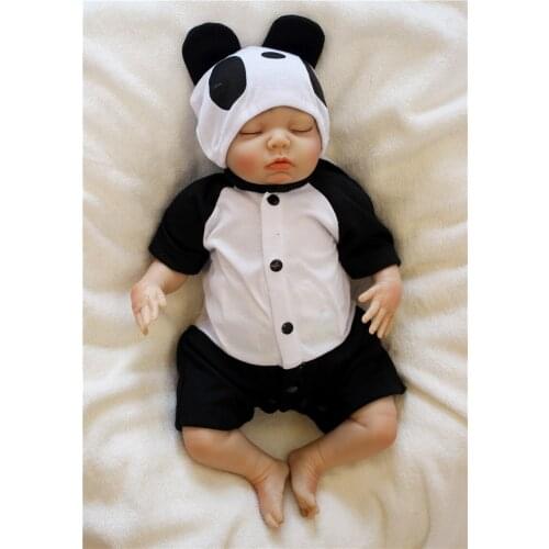 Baby doll reborn toys 45cm soft silicone reborn baby toys for children girls gift real baby boy doll bebes reborn menino bonecas