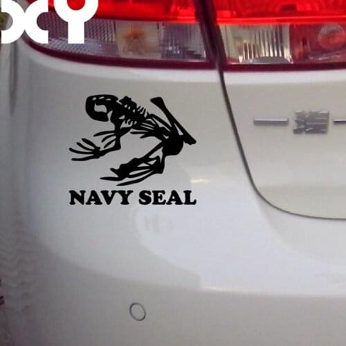 Navy Seal Waterproof Car Funny Stickers And Vinyl Decals High Quality motorcycle sticker/Reflective silver white/black/Yellow