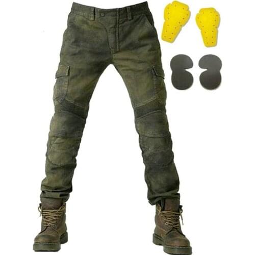 Motorcycle Riding Mens Pants With Knee Pads Outdoor Cargo Pants Men Clothing Moto & Biker