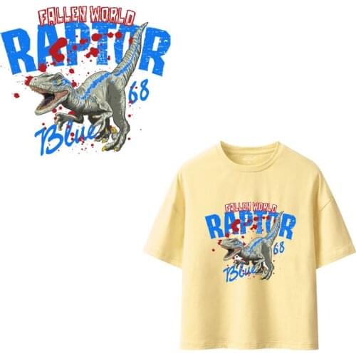 Dinosaur cartoon dragon Clothing Stickers Iron On Patches Diy Heat Transfers Patch For Clothes T-shirt Appliques Decoration