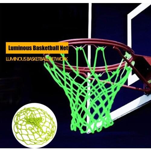 Newly Luminous Basketball Net Fluorescent Night Self-illuminating Basketball Net