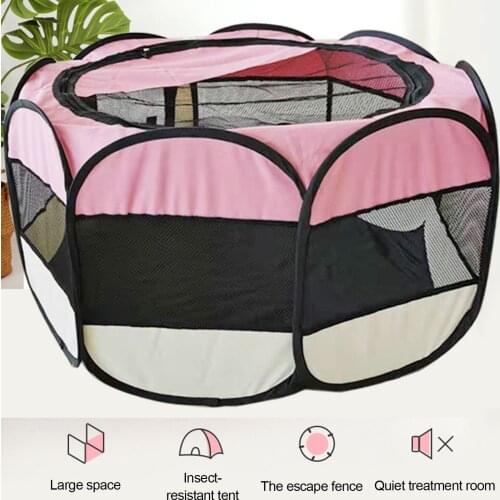 Pet Tent Octagonal Tent Cat Litter Kennel Dog Bed Dog Cage Breeding Pregnant Delivery Room Pet Supplies
