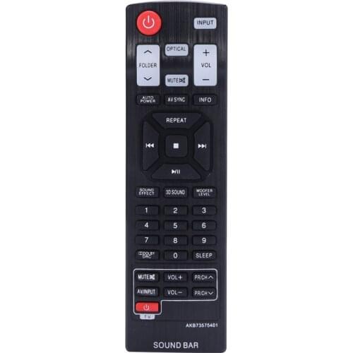 Remote Control Akb73575401 for Lg Sound Bar Nb2430A Nb4540 Nb5540A Nb5541