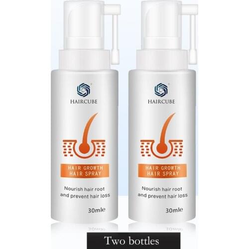 HAIRCUBE Hair Growth Products All Natural Spray for Hair Thickening Anti Hair Loss Treatment for Women Men Hair Growth Serum