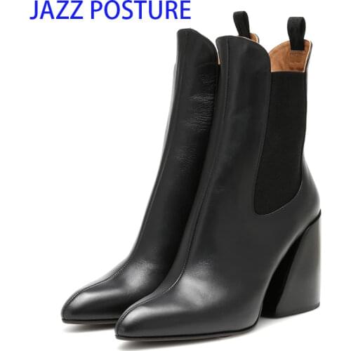 2021 hot sale ankle boots women top quality high heels dress office shoes ladies autumn classic Chelsea boots female w259