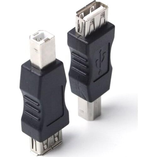 USB 2.0 Printer Adapter USB2.0 A Female to USB B Male Print Connector Computer Printer Scanner USB-B Adapter Converter
