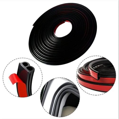5m Car Accessories B Type Car Rubber Seals Dustproof Sealing Strips for gmc sierra yukon Daewoo Daihatsu Geo Styling