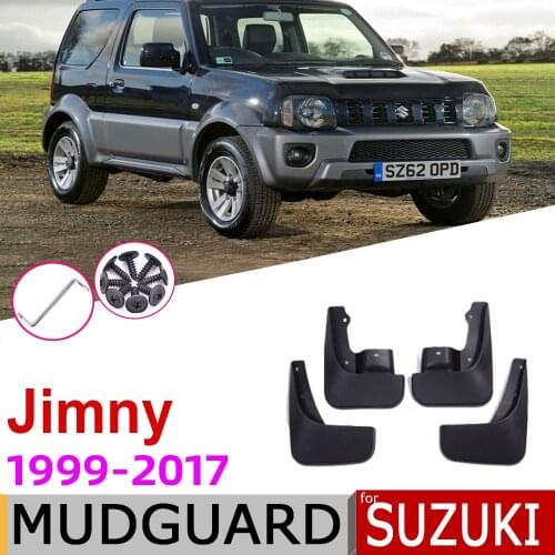 Mudflap For Suzuki jimny JB 2017~1999 Fender Mud Guard Splash Flap Mudguards Accessories 2008 2007 2006 2005 2004 2003 2002 2001