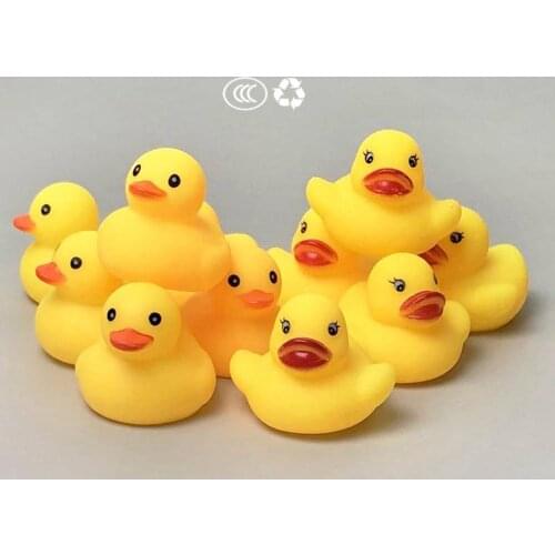 Custom logo environmental protection manufacturer baby childrens Enamel duckling bath toy water toy kneading duckling gift