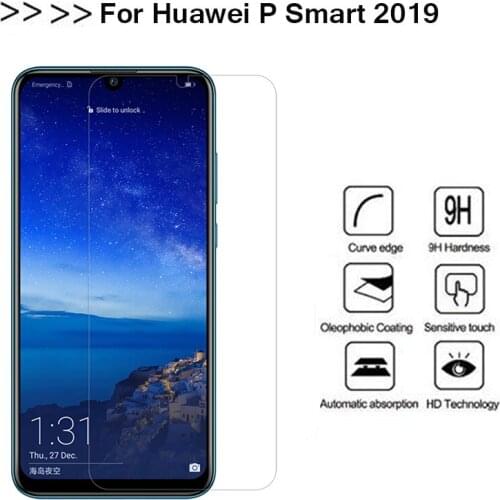 For Huawei P Smart 2019 Glass 9H Phone Film Screen Protector For Huawei P Smart 2019 POT-LX3 POT-LX1 POT-AL00 Tempered Glass
