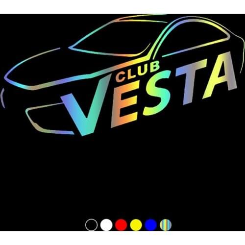 DS63 Various Sizes Vinyl Decal VESTA Club Car Sticker Waterproof Auto Decors on Motorcycle Bumper Rear Window
