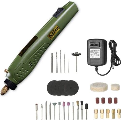 Mini Electric Drill Grinder Tools Set Carving Machine Small Grinders Multi-Function DIY Wood Grinding Polishing Engraving Kit