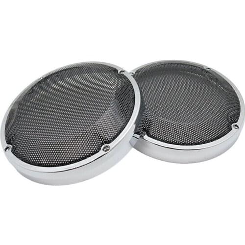 Motorcycle 6.5inch Saddlebag Lid Speaker Grill Lower Vented Fairing for Touring Road King Electra Street Glide1983-Up