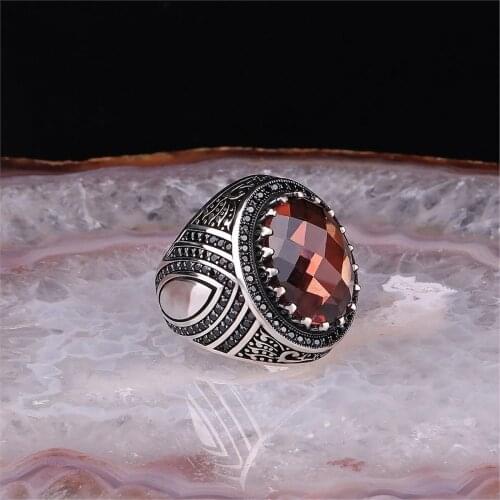 Zultanit 925 Sterling 925 K Silver Men 'S Ring