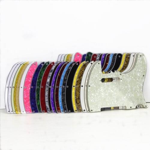 New 1PCS Tele Guitar Pickguard Scratch Plate w/ Screws for USA/Mexico 8 Hole Tele Style Guitar Parts