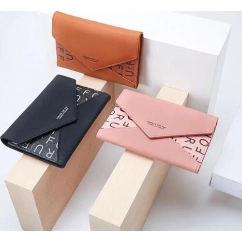 New womens fashion wallet large capacity long wallet female PU leather clutch bag card holder wallet envelope coin purse
